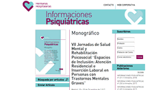 Desktop Screenshot of informacionespsiquiatricas.com